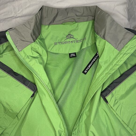 Stormtech Golf Men Performance Shortsleeve Water Resist Wind Resist XL Green NWT - Picture 6 of 16